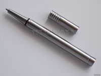 Автоматическая шариковая ручка из титана с колпачком